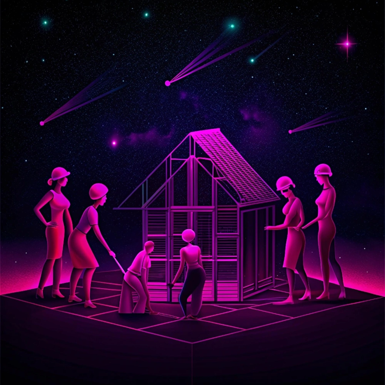 Team collaboration concept